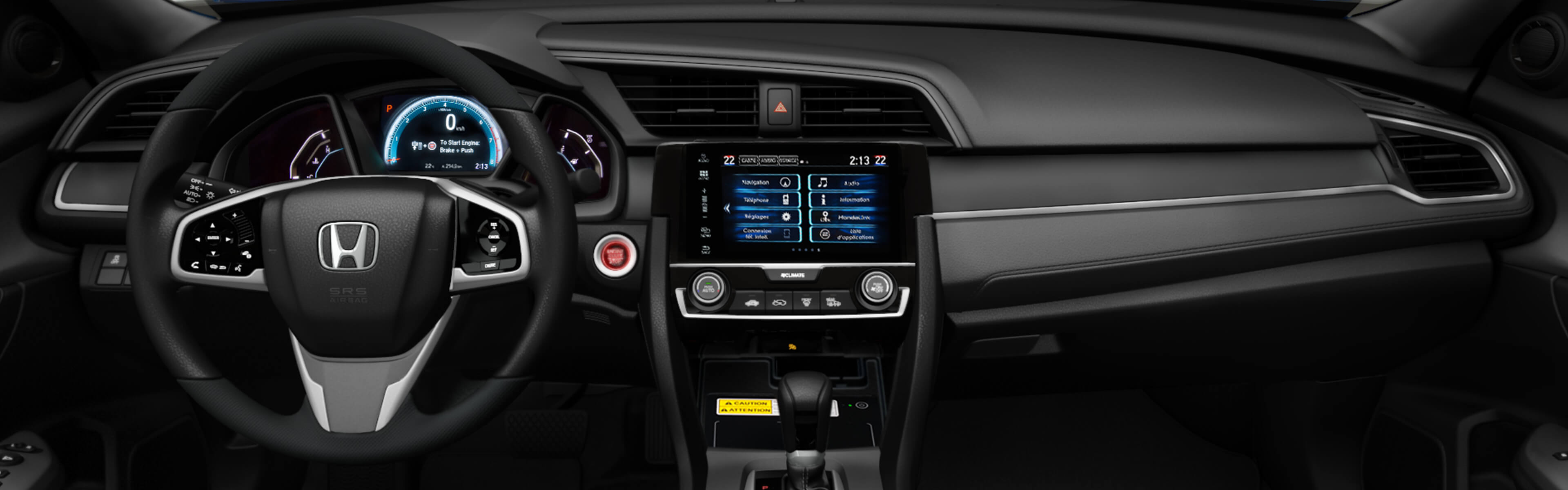 Intérieur | La Civic 2018 | Honda Canada