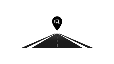 Une image iconographique d’une autoroute avec un logo de Honda sur l’horizon est montrée.