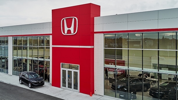 Outdoor image of Honda dealership