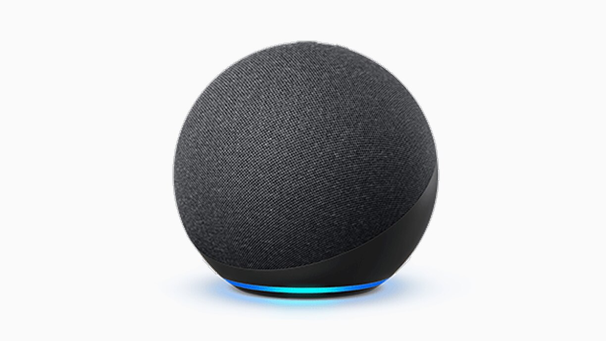Le haut-parleur intelligent Amazon Echo, équipé de l’assistant vocal Alexa. 