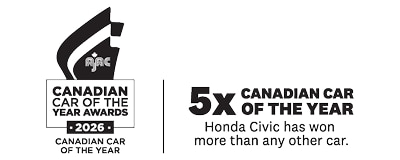 The 2026 AJAC Canadian Car of the Year award logo is shown.