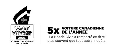 Le logo du prix de la Voiture canadienne de l'année 2026 de l'AJAC est illustré.