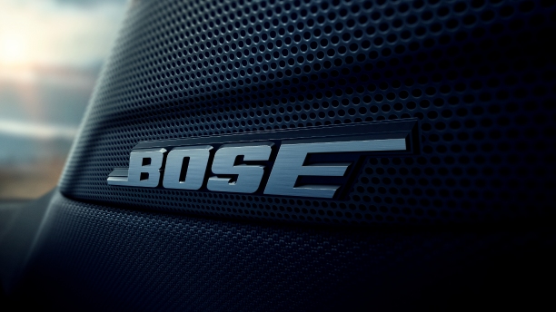 Extreme closeup of BOSE® speaker. 