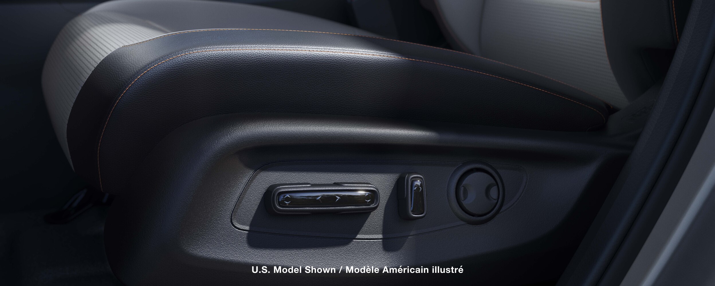 Closeup of driver side interiro door 
