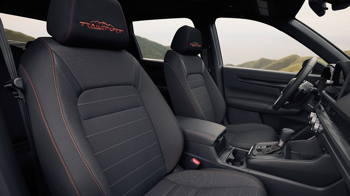 Black Fabric with TrailSport embossed lettering