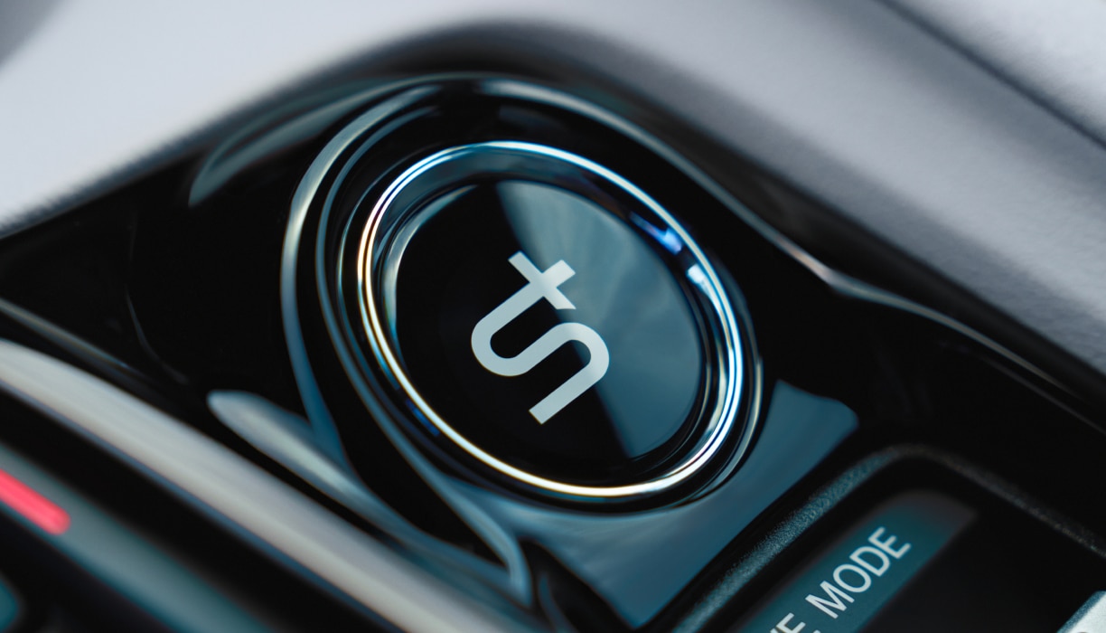 Gros plan du bouton du système S+ Shift.