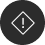 Icon illustrating caution / Icône illustrant un danger