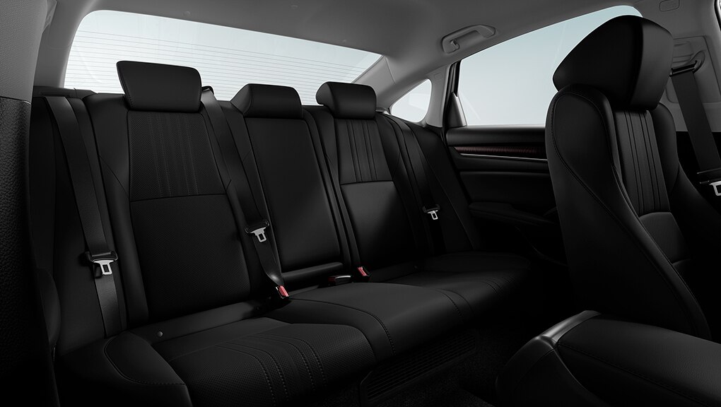 Image of 2021 Honda Accord Hybrid rear seating.