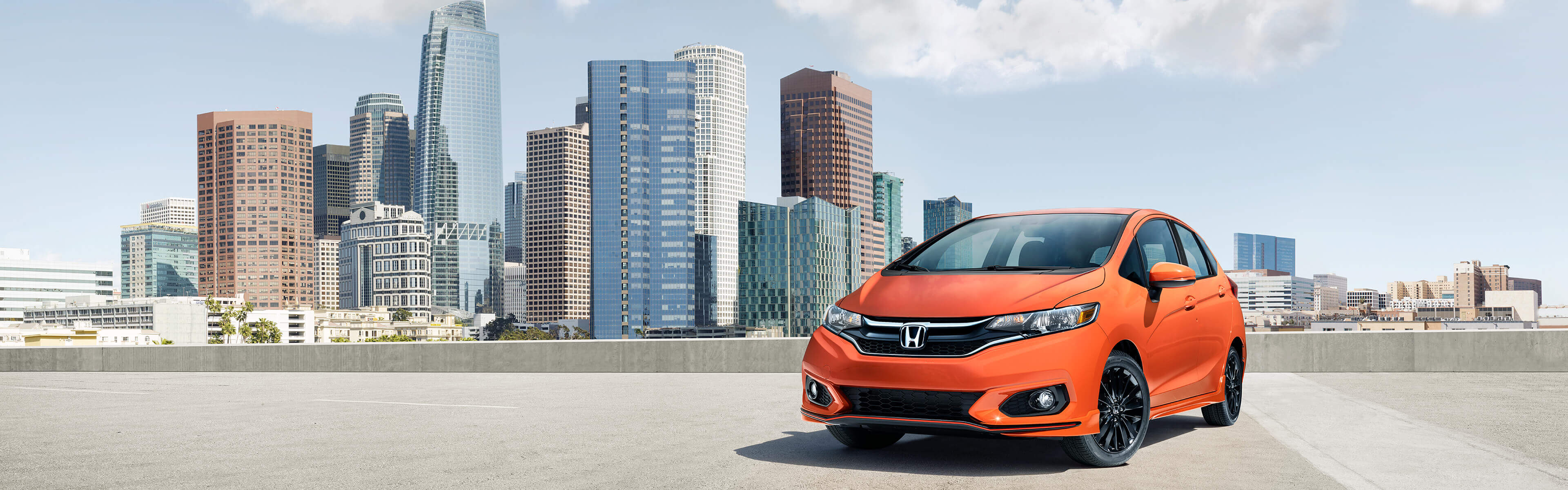 Image of orange 2019 Honda Fit Sport