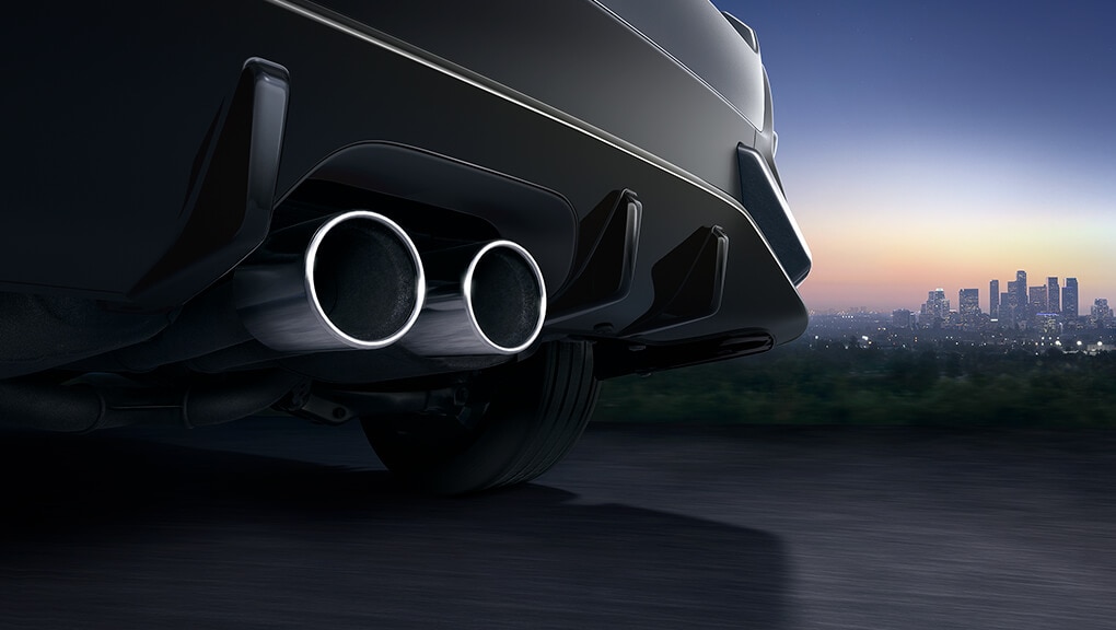 Image of 2018 Civic Hatchback dual centre exhaust