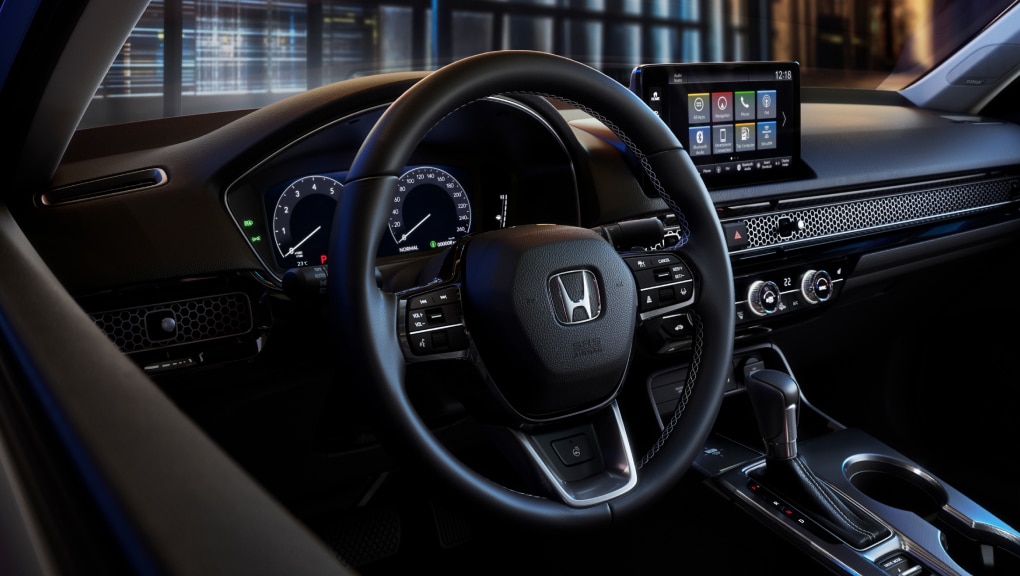 Intérieur La Civic berline 2023 Honda Canada