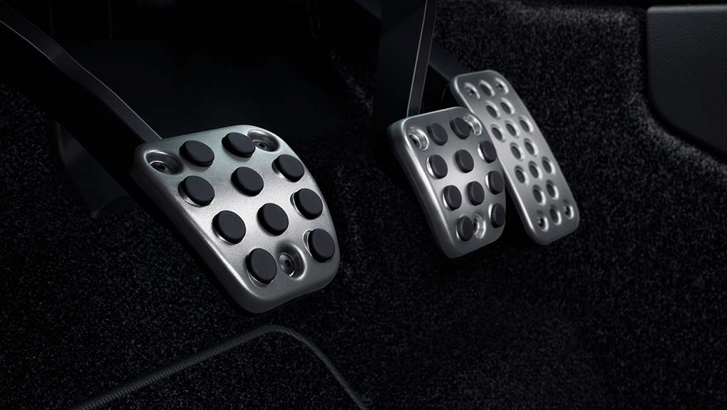 Image of 2017 Civic Hatchback textured pedals